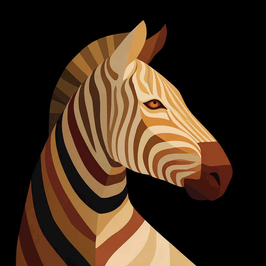 Zebra portrait — ANBORELA Instagram